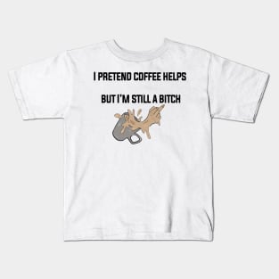 Coffee biatx Kids T-Shirt